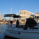Starboard side Steel canvas